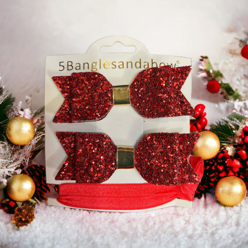 Christmas Holiday Hair Clips