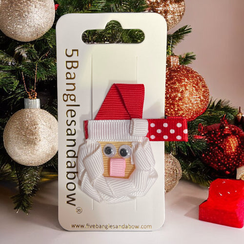 Christmas Holiday Santa Hair Clip