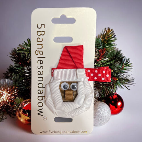 Christmas Holiday Santa Hair Clip