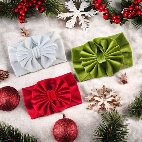 Christmas Holiday Velvet Headbands