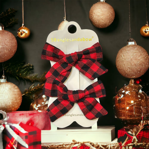 Christmas Holiday Bow Set