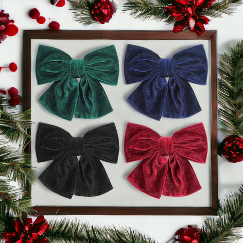 Christmas Holiday Velvet Headbands