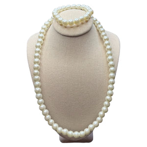 Fashion Pearl Long Necklace Set