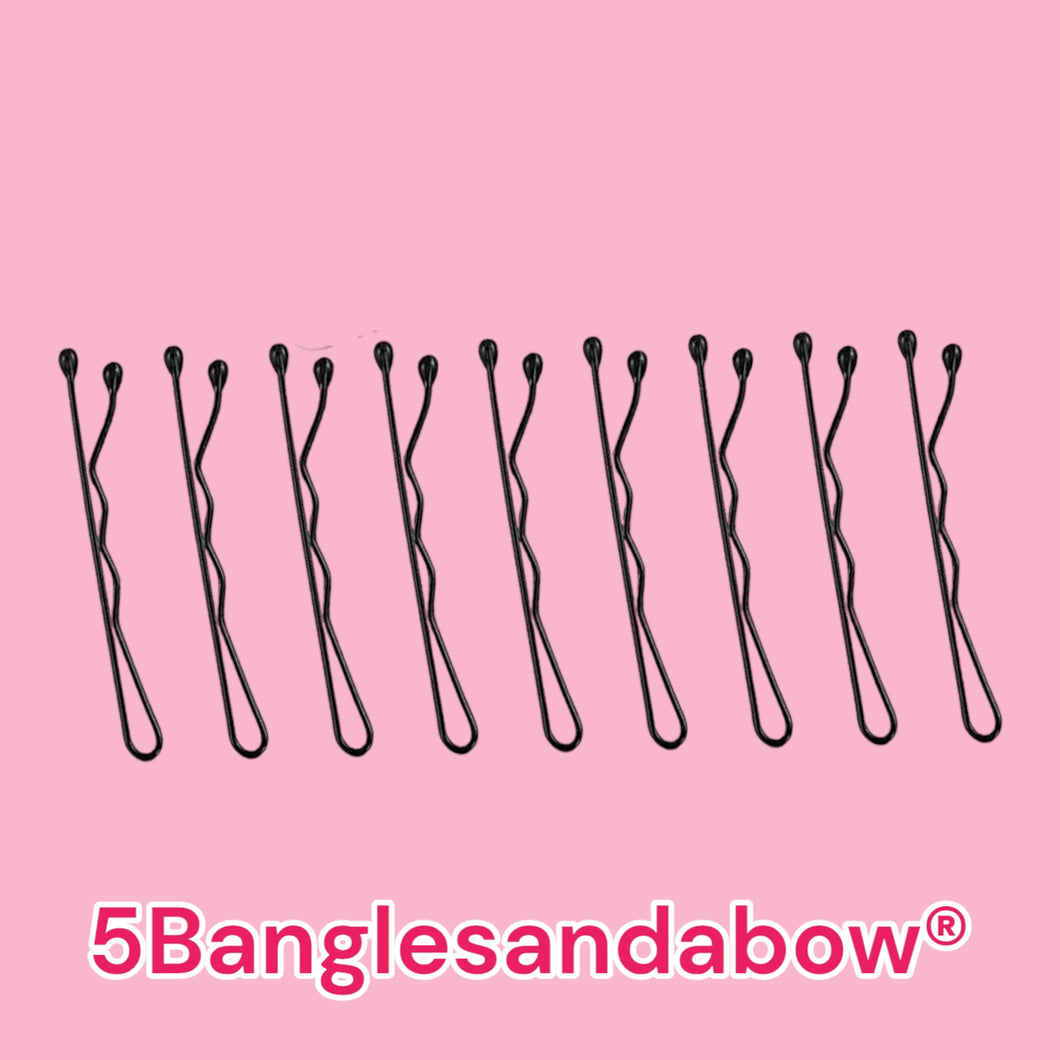 Black Bobbi Pins