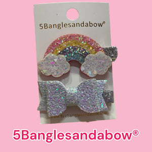 Assorted Rainbow Clips