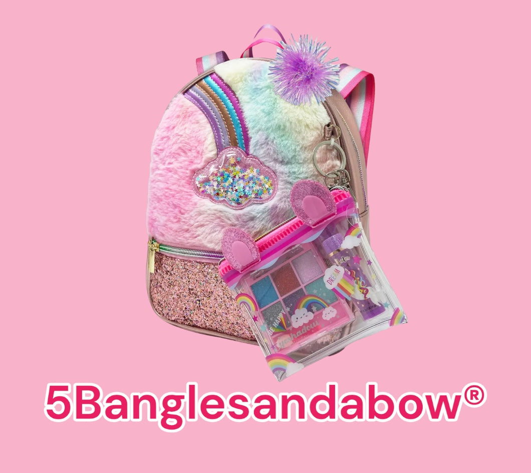Rainbow Makeup Mini Backpack