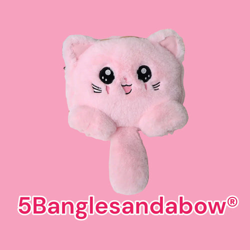 Cat plush Handbag