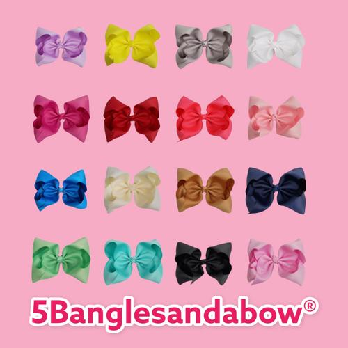 4 Inch Grosgrain Hair Bow