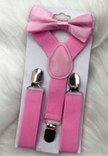 Load image into Gallery viewer, Unisex Baby - Pre K suspenders by 5Banglesabdabow® Dark Blue