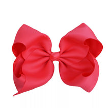 Load image into Gallery viewer, 8 Inch Jumbo Grosgrain Hair Bow