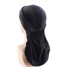 Load image into Gallery viewer, Unisex Night Cap Durag Black