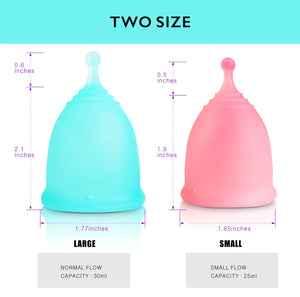 Menstrual Cup Translucent Purple