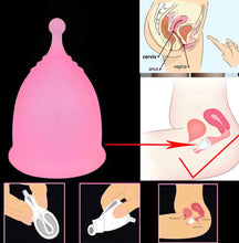 Load image into Gallery viewer, Menstrual Cup Hot Pink