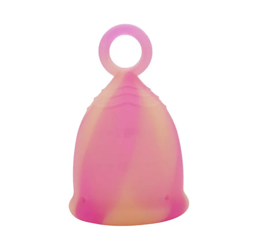 Menstrual Ring Cup Marble Pink