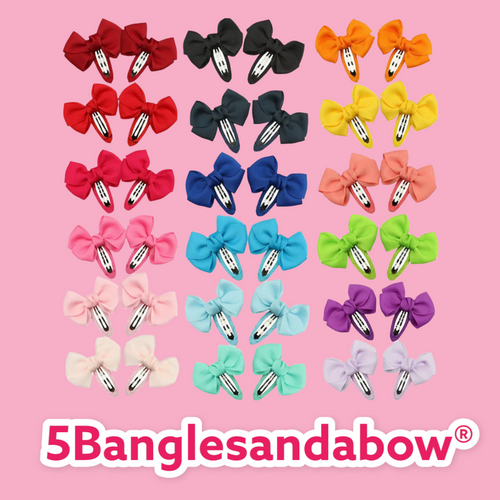 Bow Snap Clip Set