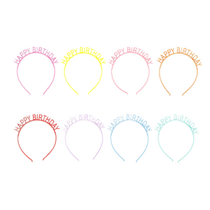Plastic Birthday Headbands