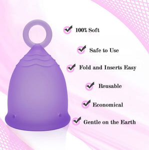 Menstrual Ring Cup HotPink
